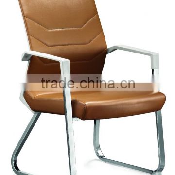 Office lobby guest chair furniture Leather visitor chair