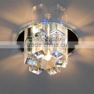 crystal ceiling light glued G4 house decoration lamp for home hotel shop party DJ Holiday magic color led Christmas