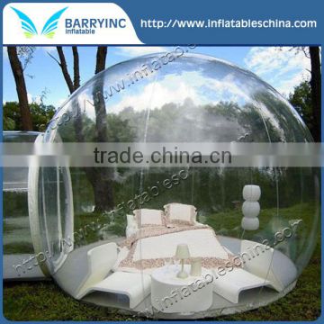 2014 Hot sale outdoor bubble tent transparent
