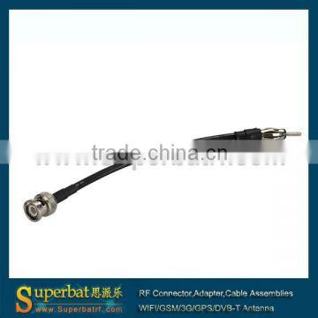 AM/FM Radio Antenna Extension Adapter Cable BNC plug to AM/FM fakra cable