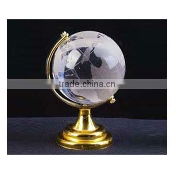 Sandblasting sphere crystal globe