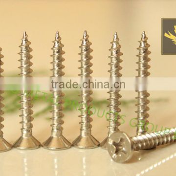 carbon steel phillips Ni plated flat countersunk head self tapping screw