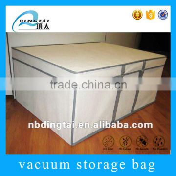 clear custom printed clothes storage non woven vacuum space bag
