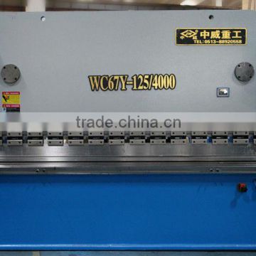 CNC Hydraulic Press Brake WC67Y-125/4000