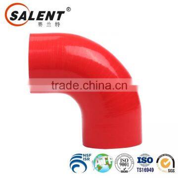 high temperature 48mm to 30mm Red 90 degree clear auto silicone reducer elbow hose