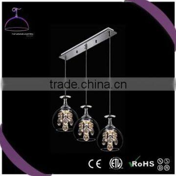 luxury european style pendant light with crystal