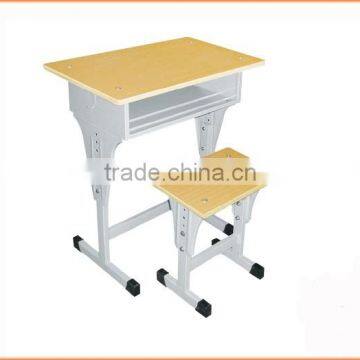 Hot Sale School Furniture Simple Design Standard Size School Desk and Chair