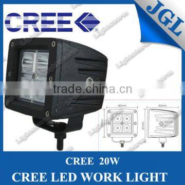 4 LEDS 20W HIGH POWER LED WORK LIGHT LAMP TRUCK SUV 4X4 JEEP OFFORAD DRIVING PENCIL BEAM LIGHT 3"