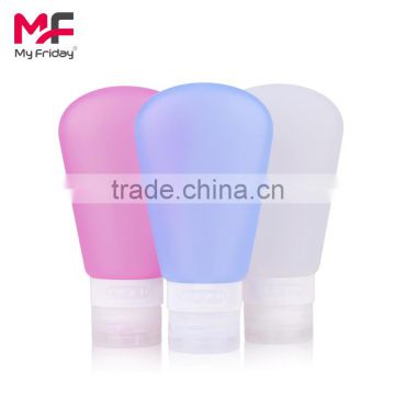Wholesale reusable soft squeeze silicone perfume bottle