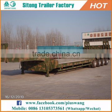 Competitive Price Truck Trailer 100 Ton 120 Tons Heavy Duty Low Bed Trailer For Sale