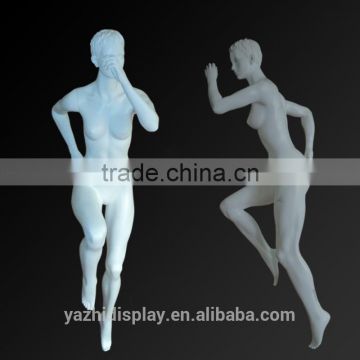 Factory price window display sports running female mannequin for sale
