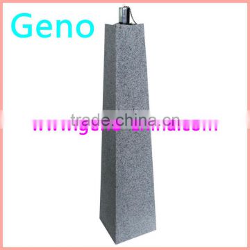 square shape grey color tall oil lamps nature oil lamp