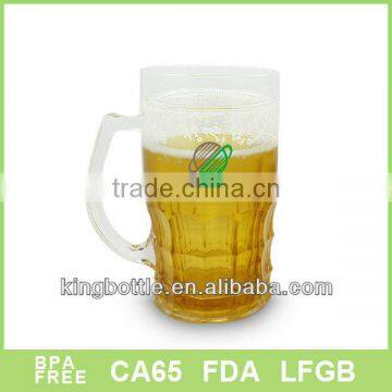 Private label beer mug with liquid