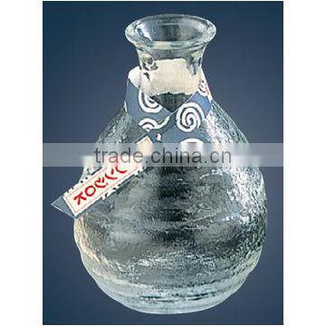 Tokkuri Hard Glass Sake Bottle Microwave Glass Bottle with Sake Glass Sake Cup