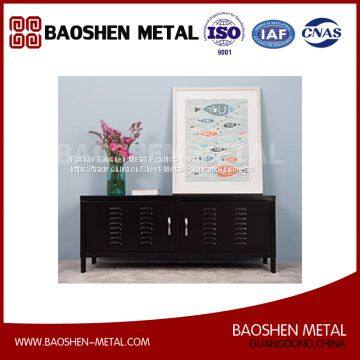 Metal TV Stand Multipurpose Storage Console Sideboard Buffet Table