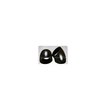 DIN mild steel 45° SR butt-welding seamless black elbow series