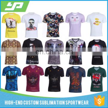 2017 custom printing your own design t shirt , OEM custom t shirt printing
