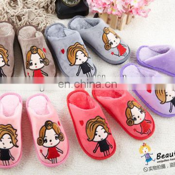 Wholesale Cute Cheap Cotton Slipper for Boys and Girls