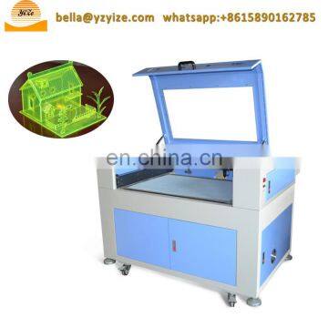 3d Crystal Wood Puzzle Laser Engraving Cutting Machine Price CO2 Laser Cutter