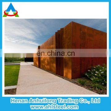 high quality rust surface metal sheet corten steel m2 price