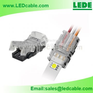 Solderless Wire to LED Strip Joint Quick Splice Connector For LED Lighting