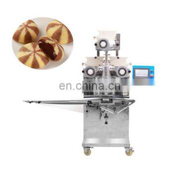 Filled double color cookies encrusting bread making machine