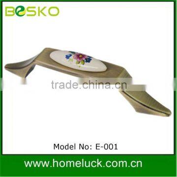 Bronze armoire ceramic handle for furniture