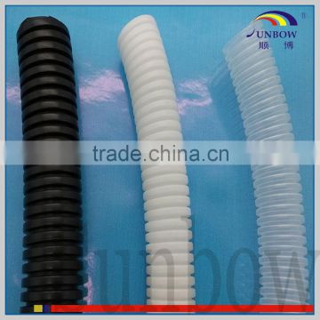 Flexible White Black Seal Type Corrugated Pipes with PE PP PA Fire and Acid Resistance