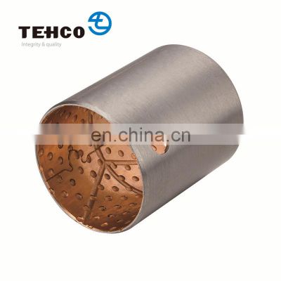 Hot Selling High Precision Customized Hardened Steel Bushing CuPb30 Material  Steel Back Copper Alloy Hydrodynamic Bearing