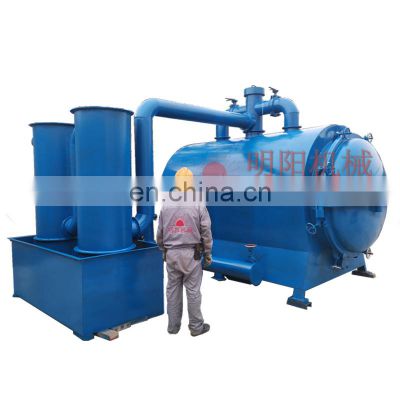 Horizontal Big Hard Wood Log Branch Pieces Charcoal Carbon Carbonization Furnace Oven With Trail