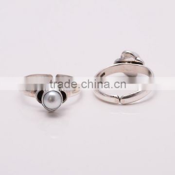 PEARL TOE RING sterling silver jewelry wholesale,WHOLESALE SILVER JEWELRY,SILVER EXPORTER,SILVER JEWELRY FROM INDIA