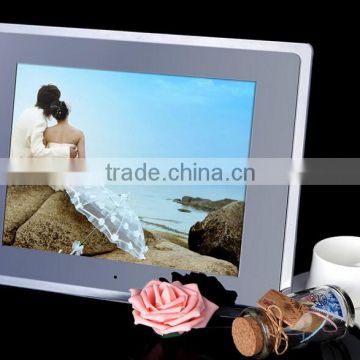 NEW 12.1inch HD TFT-LCD 1024*768 Digital Picture Photo Frame Alarm Clock MP3 MP4 Movie Player with Remote Desktop Black