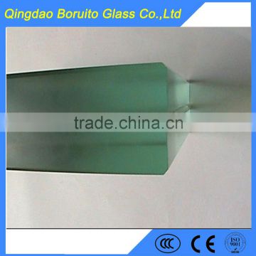 Flat shape and float glass type price of 10mm laminated glass