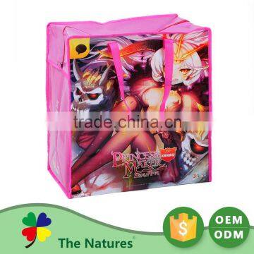 Low Cost Advertising Shopping White Zip Lock Grape Plastic Bag Zipper Wicket