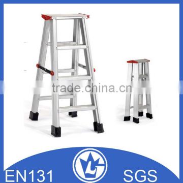 A shape aluminium ladder, GS and EN131 approval