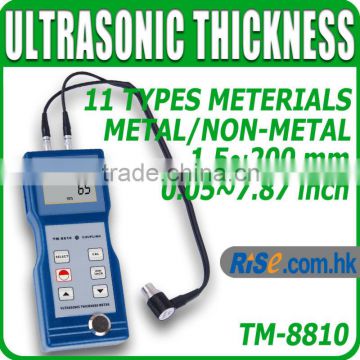 1.5~200mm Ultrasonic Metal Thickness Meter Gauge
