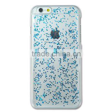 Aikusu New design stylish anti scratch crystal glitter gel case for Iphone 6/6S