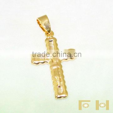 FH-C067 golden cross pendant