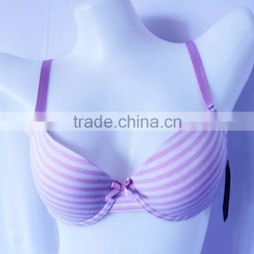 Girl's Cute Cotton Spandex Big Plus Size Bra For Fat People