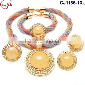 CJ1186-3 2016 New fashionable high quality hot selling women crystal jewelry set
