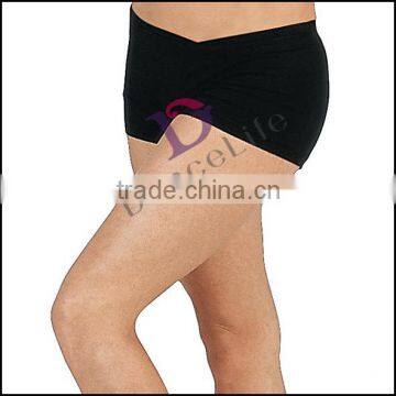 A2523 black dance short pole dance shorts wholesale spandex dance shorts