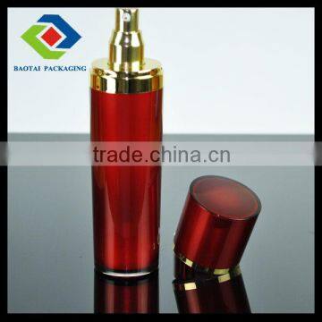 30ml 50ml 120ml Luxury Red Cosmetic Pakcaging Bottle Closure for Skin Care