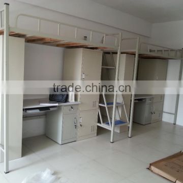 Ningbo Hot selling new arrival dormitory bed with cabinet and drawer