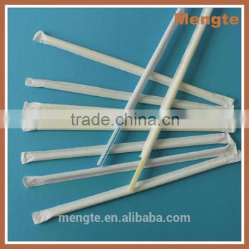 yiwu flavored paper wrapped striped plastic drinking straw for hot drinks