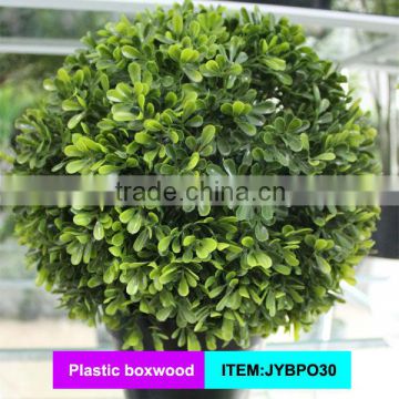 plastic oval leaves ball for indoor decoration