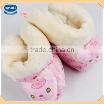 (501-3) hot sell infant lovely cotton plush shoes baby toddler shoes