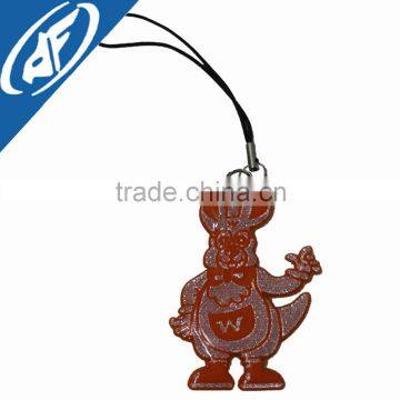 Rabbit shape pvd reflective safety key accessories