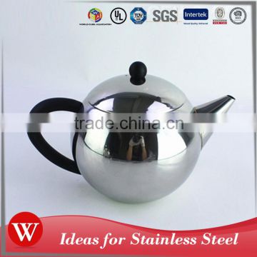 High quality stainless steel french press hot sale fashion tea pot with double wall
