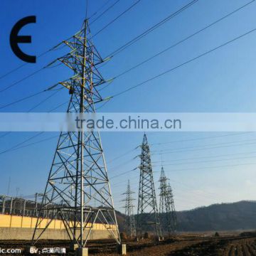 China 4 legged electric transmission line steel tower