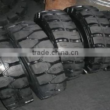 Quick fixed solid tire linde tire